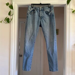 Topman stretch tapered jeans size 34L